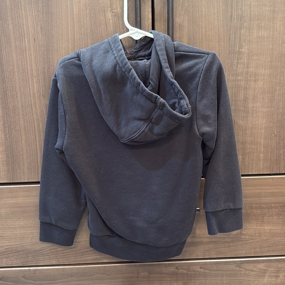 Adidas Black Hoodie with Logo Size 4T - Picture 2 of 4